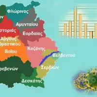 Ο αριθμός των ενεργών κρουσμάτων της Περιφέρειας Δυτικής Μακεδονίας από 9/8 έως 22/8 2021